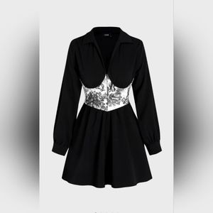 Cider Patchy Shirt Dress size 10